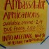 Ambassador applications are due online by February 20th