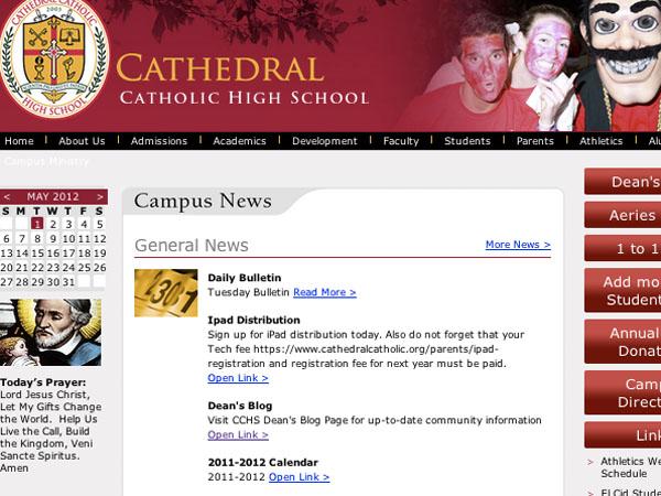 CCHS main page gets makeover