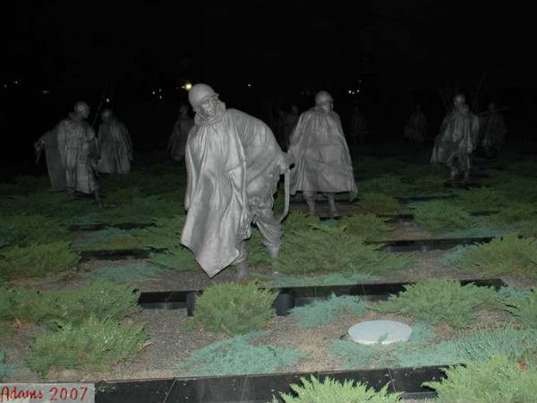The Korean Vets Memorial is one of the sights to be seen duwring next Januarys Inauguration trip.