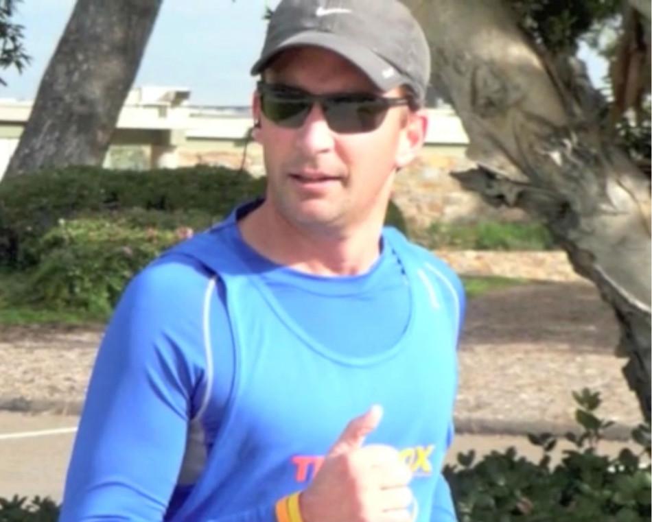 Mr. Rickling runs to raise money for cancer research (video)