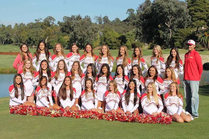 The 2014-2015 varsity Cheer team