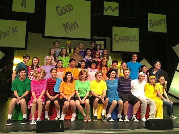 The cast of Youre a Good Man, Charlie Brown. 