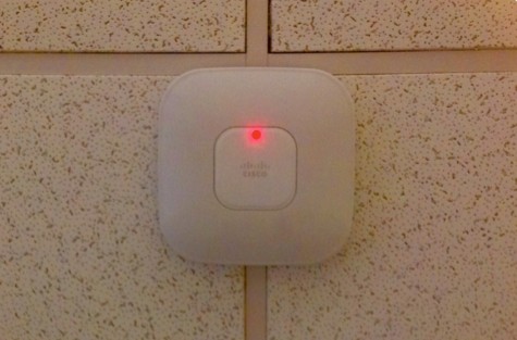 When the Cisco Wi-Fi transmitter emits a red light, all of Cathedral knows a "shutdown" will ensue which will further classroom confusion 