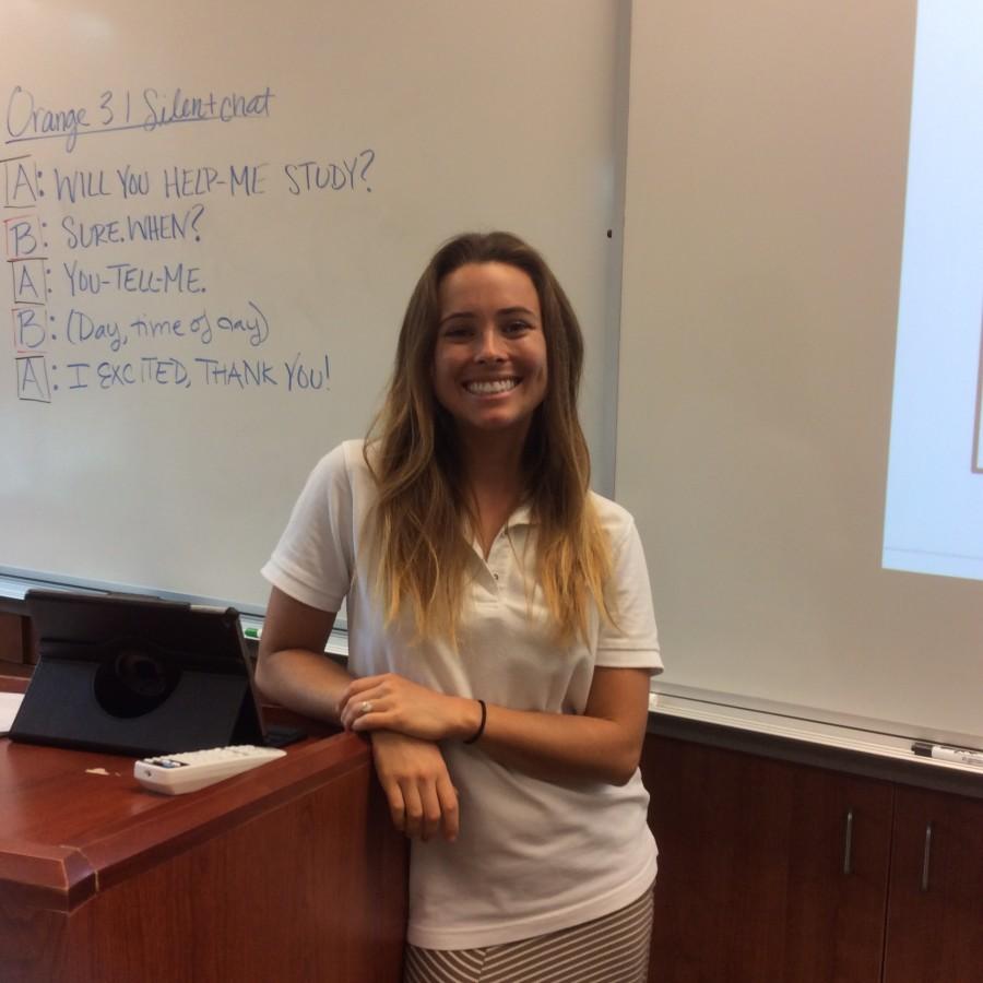 Ms. Fischer brings loads of energy to CCHS as a new ASL teacher.