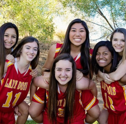 CCHS girls basketball is gearing up for a successful season. Pictured from left to right are varsity players Nicole Tabarez, Molly Mellican, Rachel Wilson, Alaina Alvarez, Skylar Pierce and Madi Nornes.