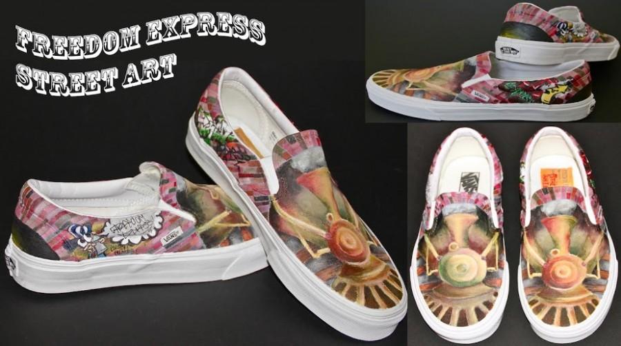 Street art inspired CCHS’s entry last year in the Vans Custom Culture design competition.


