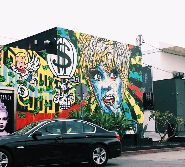 You can find art on every street corner of West Hollywood.