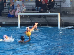The CCHS girls water polo team takes on Carlsbad High School Saturday, narrowly losing 5-7 at home.