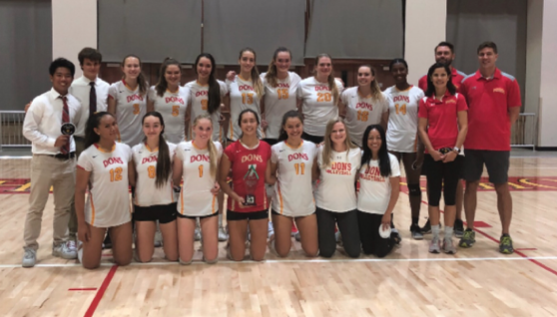 The CCHS varsity volleyball team celebrates a second place finish in the CIF Open Division Championship. The girls continue their campaign as they go into the state playoffs. The Dons take on Redondo Union High School, the 10th ranked team in the nation, on Nov. 7th on the road.