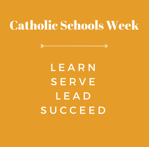 This year’s Catholic Schools Week slogan, “Learn. Serve. Lead. Succeed.” encourages Catholic school students and administrators to take the initiative to spread Christ’s teachings.