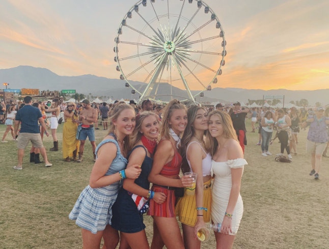 CCHS students (left to right) Kylie Edwards ‘19, Karly King ‘19, Elise Freeman ‘19, Halle Way ‘19, and Serenity Settineri ‘19 enjoy the sunset at the Stagecoach music festival. Located in Palm Desert at the same venue as Coachella, Stagecoach features country music’s most popular artists, with this year’s lineup showcasing Jason Aldean and Luke Bryan.
