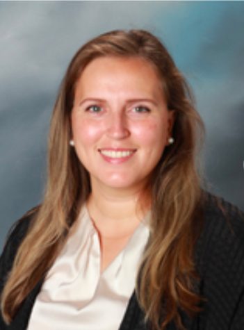 Mrs. Schrimpf’s school photo for her ID. She teaches Catholic Faith 10 and Campus Ministry 11.