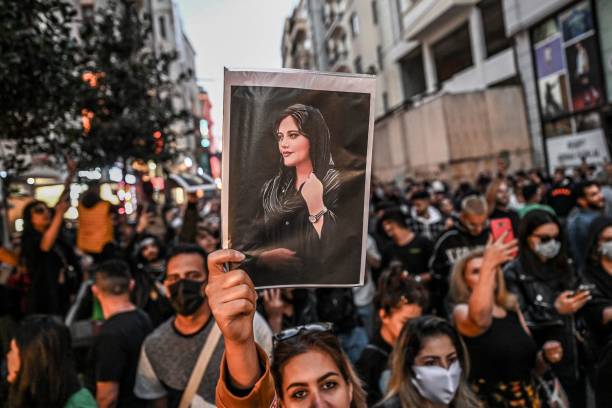 Protestors flood to the streets around the world after the death of Mahsa Amini. Justice will be served for her unrightful death.