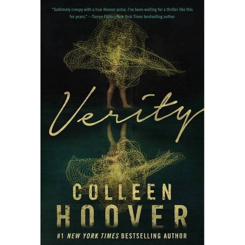 The “Verity” Book Cover by Colleen Hoover encapsulates the psychological thrill presented in her exciting story.