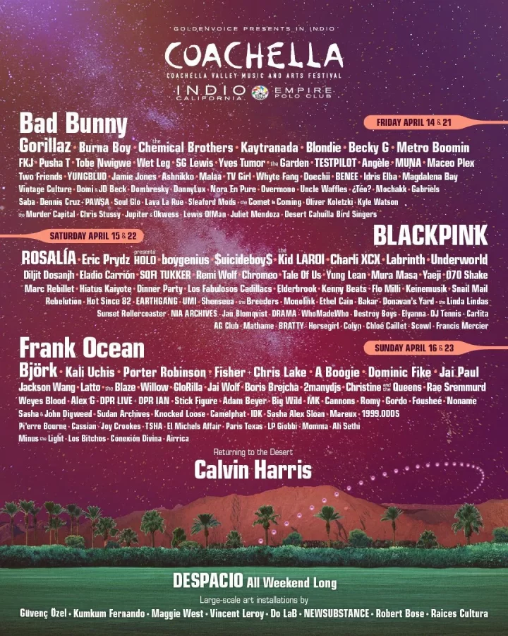 Months before Coachella, the poster with the artists was announced, Fans of Frank Ocean had high expectations since it was his first performance in years.
