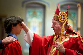 Confirmation is one of the Seven Sacraments. It is an opportunity for teenagers to publicly affirm their faith in God.