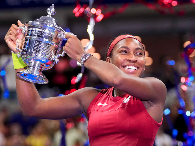 Coco Gauff wins the U.S Open for her first grand slam title at age 19.
