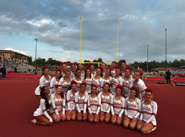The 2023-2024 Varsity Cheer team has high hopes for the rest of the season. They have worked hard all summer and fall and hope it pays off when they compete in CIF and Competitions. They look forward to Senior Night, Christmas practice, and Disneyland.