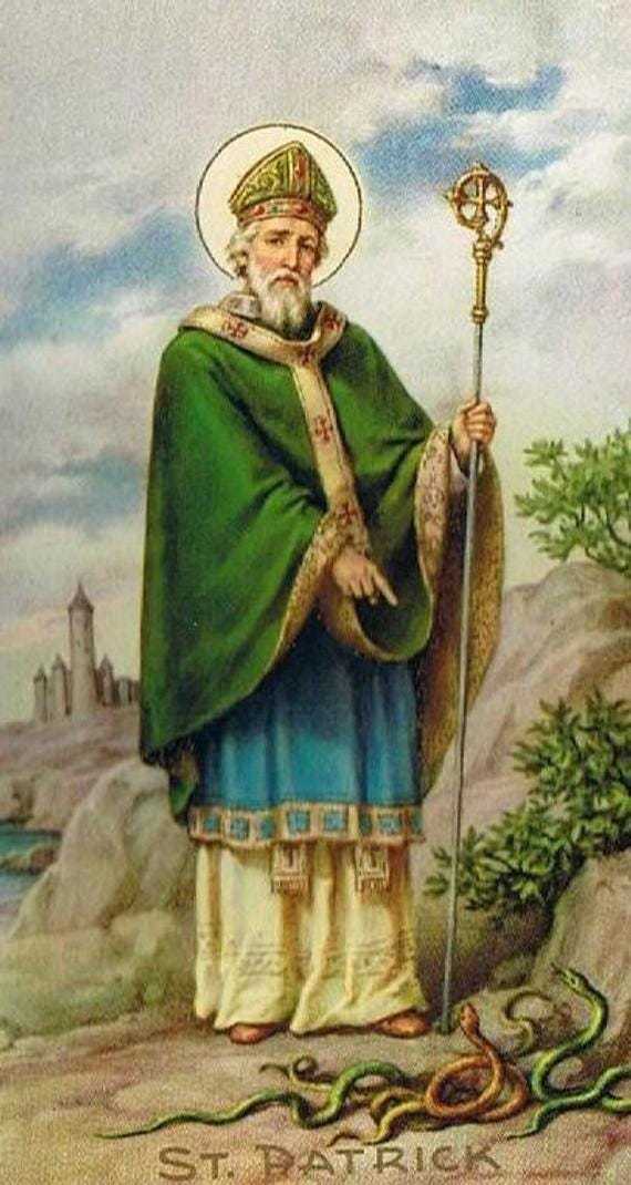 The iconic Saint celebrated on March 17th, St. Patrick’s Day.