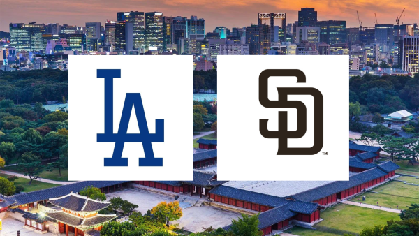 The Padres and Dodgers travel to Seoul, South Korea to face off.