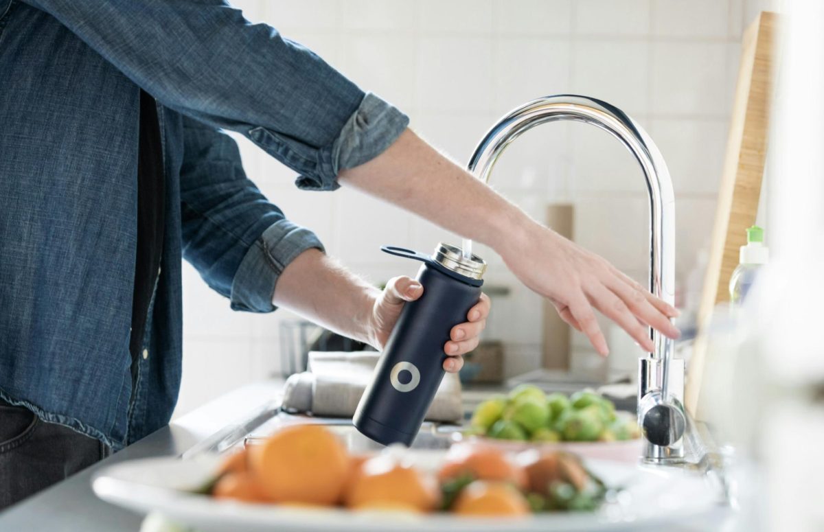 One of the easiest ways to stay hydrated is to keep a water bottle filled up and bring it with you throughout the day!

Photo by Bluewater Sweden on Unsplash