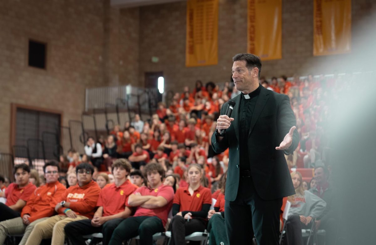 Known as the 'YouTube Priest’ or podcast host for Bible or Catechism in a Year, Fr. Mike Schmitz is a well-known Catholic priest from Minnesota.

Photo by John Paul De Vera, Director of Marketing and Branding