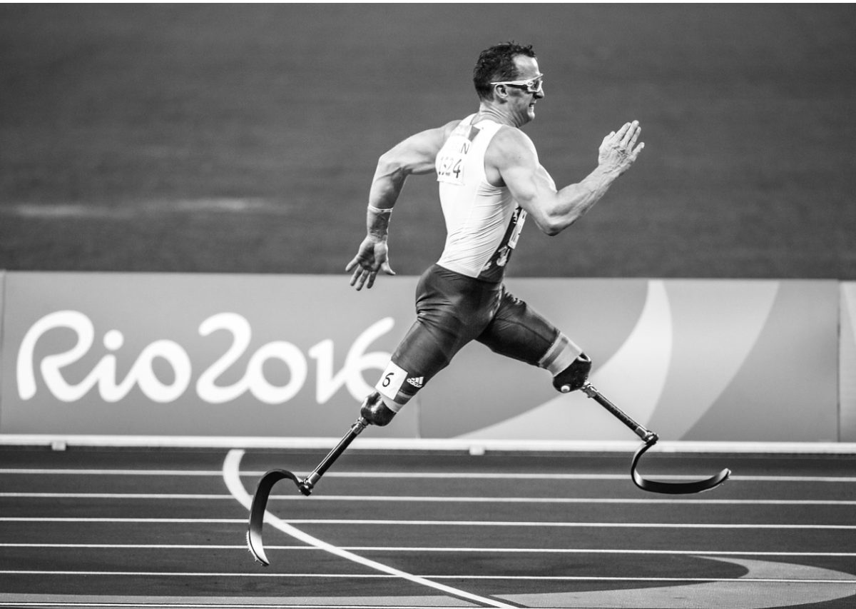 An athlete runs in a Rio 2016 Paralympics race. Coverage of para sports like the Paralympics is significantly lower than that for non-disabled sports.

Photo by Pexels on Pixabay