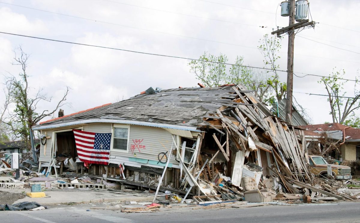 A home in the New Orleans area after Hurricane Katrina made landfall. Devastation like this is commonplace in the South after high caliber hurricanes including Helene and Milton. Spray-painted code on the side of homes like these morbidly indicate what rescue teams have found inside, if anything.

Photo by Library of Congress on Unsplash