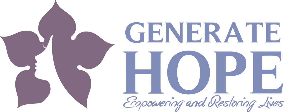 The Generate Hope Foundation is committed to walking alongside survivors of sex trafficking, fostering change and inspiration in women’s lives in their healing journey.

Logo from GenerateHope 