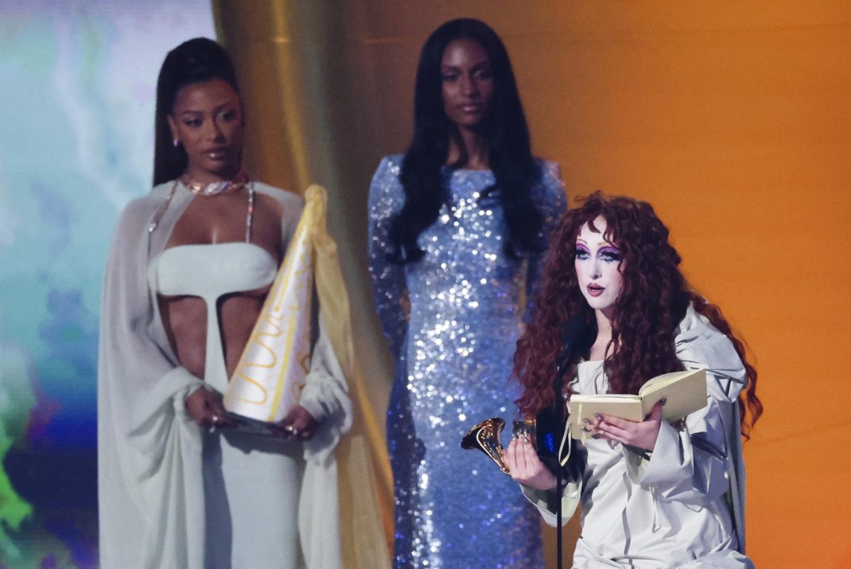 Chappell Roan receives the Best New Artist award during the 67th Annual Grammy Awards in Los Angeles, California, U.S., February 2, 2025. During her speech, she highlighted what she perceives as unfair treatment for upcoming artists. 

Photo Credit to REUTERS/Mario Anzuoni