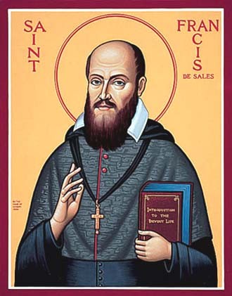 St. Francis de Sales, after whom our religion building is named, is the patron saint of writers and a Doctor of the Church.

Image Credit to the website of Sisters “Daughters of St. Francis de Sales”