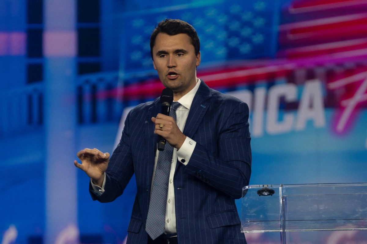 Charlie Kirk, Turning Point USA founder, speaks during the AmericaFest 2024 conference sponsored by conservative group Turning Point in Phoenix, Arizona, U.S. December 19, 2024. 