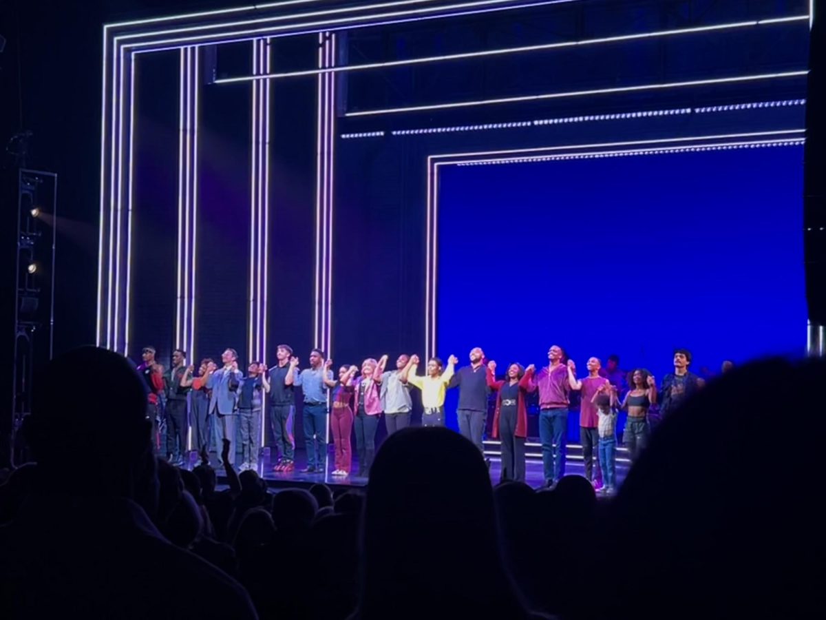 The touring cast of MJ the Musical take their bows at the San Diego Civic Theater on May 9, 2026.